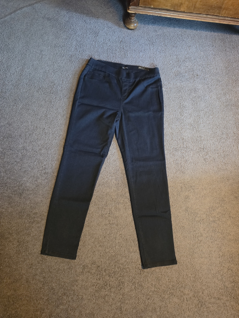 Relativity Dark Wash Pull-On Jeggings Slimming Fit NWT Size 1X